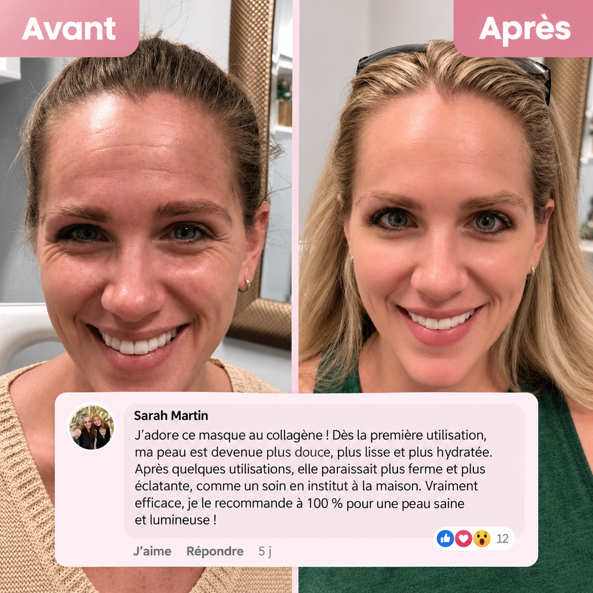 POSEEWORD Masque de nuit enveloppant au collagène